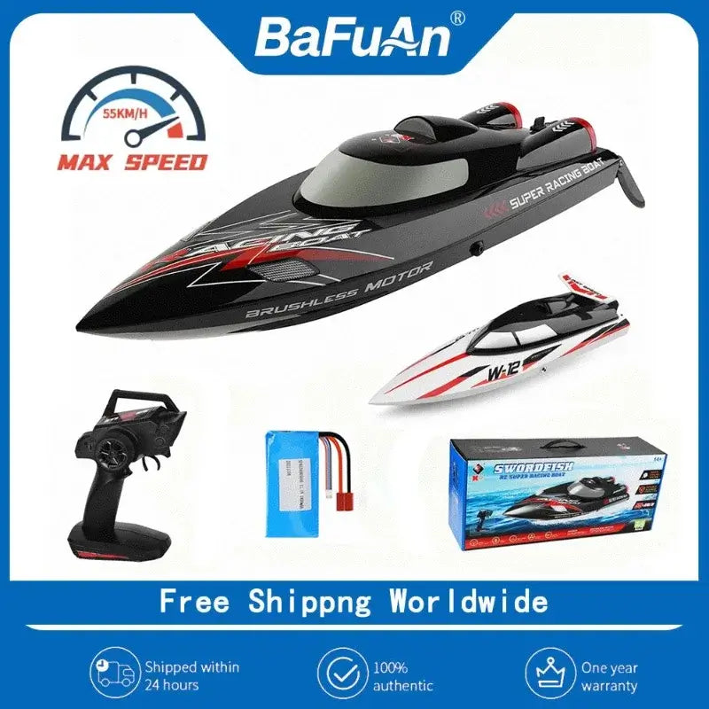 SHUKUI WL916 WL912 - A RC Boat with 2.4Ghz, 55KM/H 35KM/H High Speed Sportsman Specialty Products