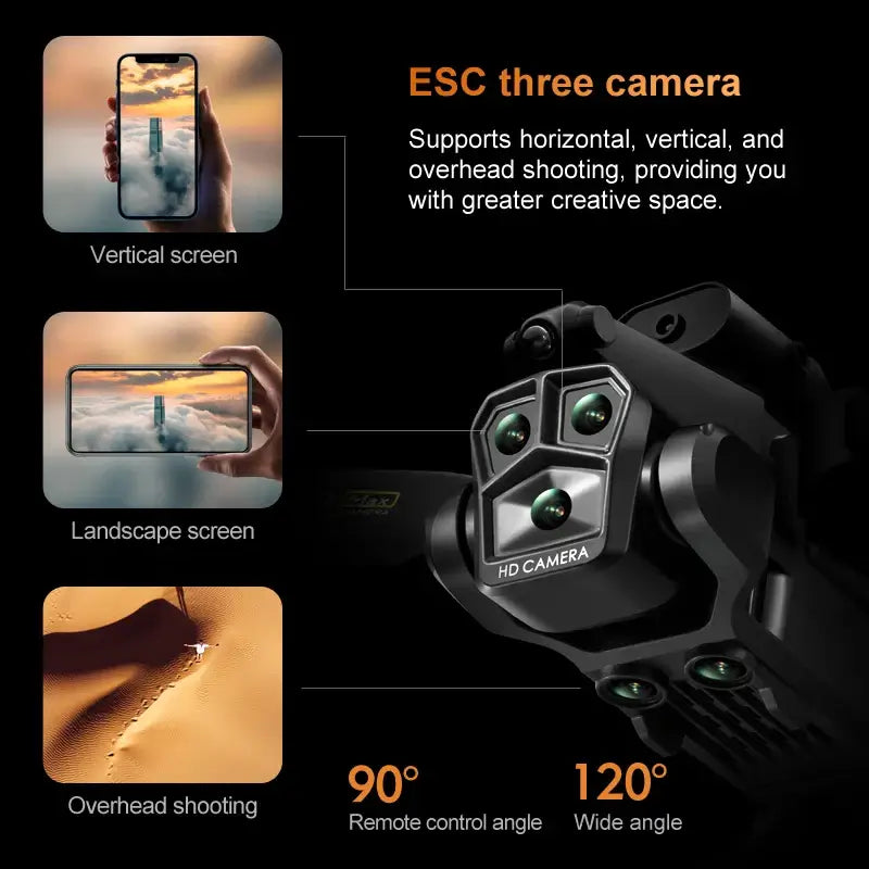 K10 Max/E88 Drone 4K Optical Flow Positioning High-Definition Sportsman Specialty Products