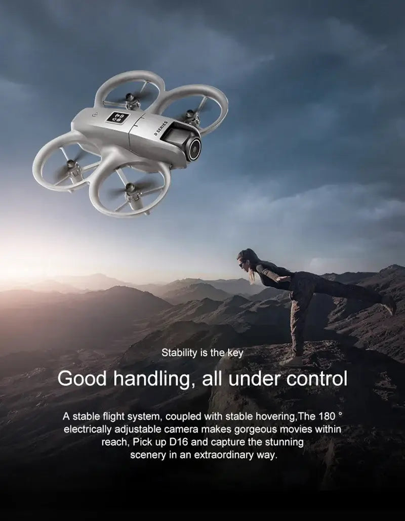 Xiaomi D16 Mini Drone Dual Camera 8K HDAerial Aircraft Obstacle Avoidance Sportsman Specialty Products