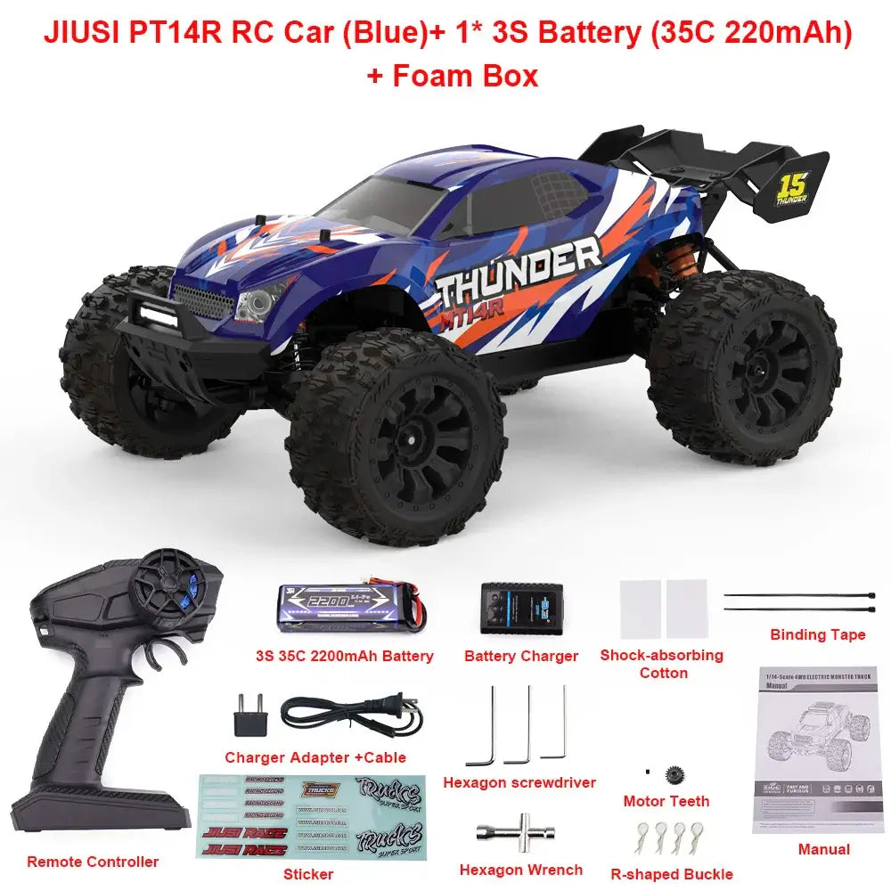 RC Car 4WD 80km/h Brushless 2.4G Remote Control Racing Car Sportsman Specialty Products