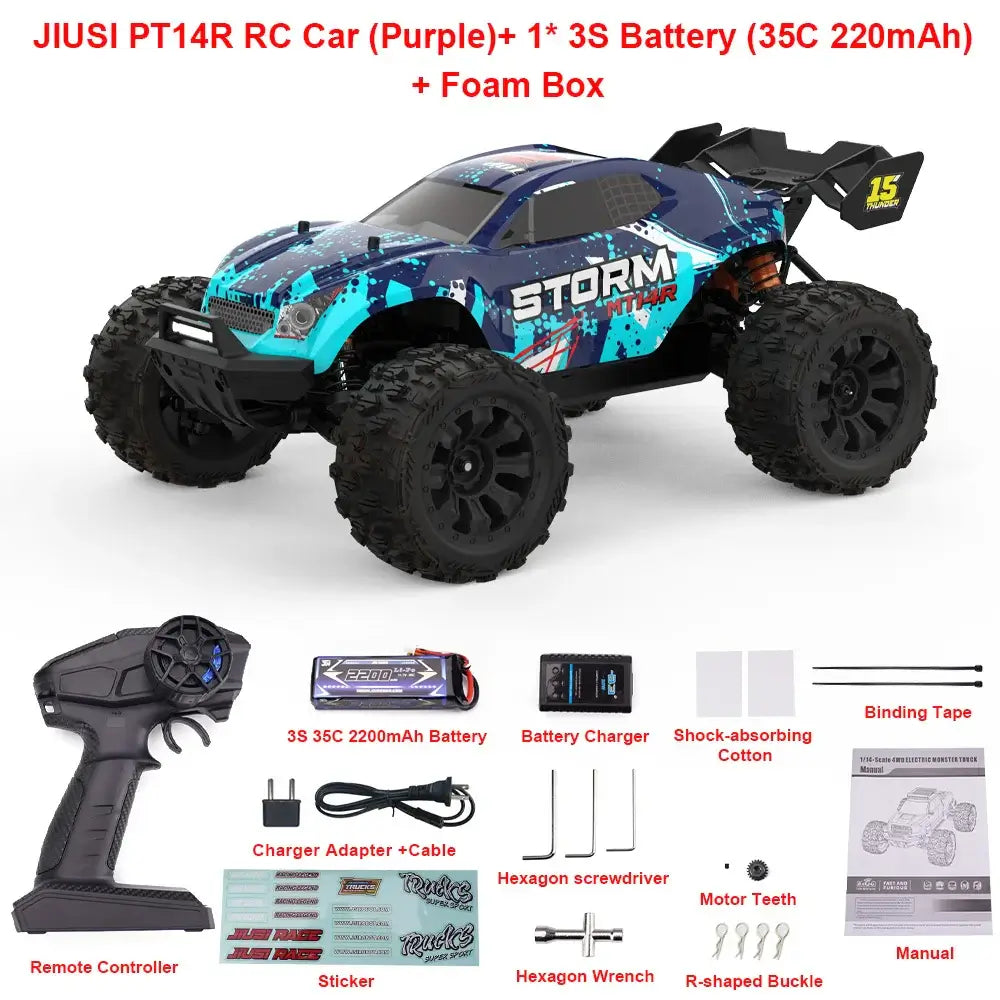 RC Car 4WD 80km/h Brushless 2.4G Remote Control Racing Car Sportsman Specialty Products