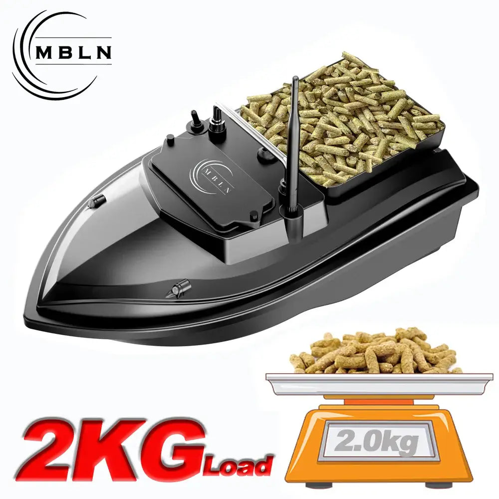 MBLN Bait Boat for Carp Fishing Dual Hoppers,2kg Load,300m Sportsman Specialty Products