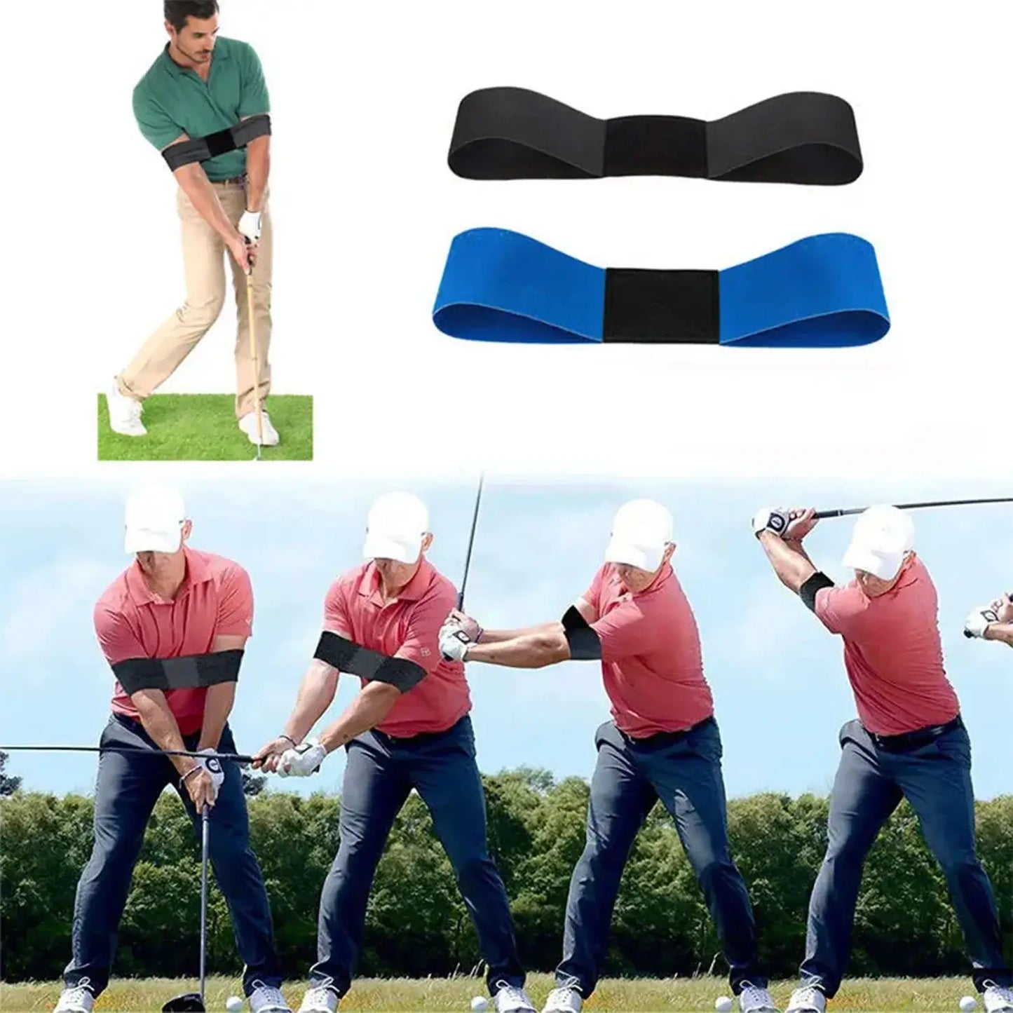Golf Swing Trainer Posture Corrector Band Arm Hand Exercise Sportsman Specialty Products