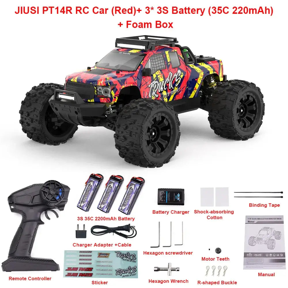 RC Car 4WD 80km/h Brushless 2.4G Remote Control Racing Car Sportsman Specialty Products