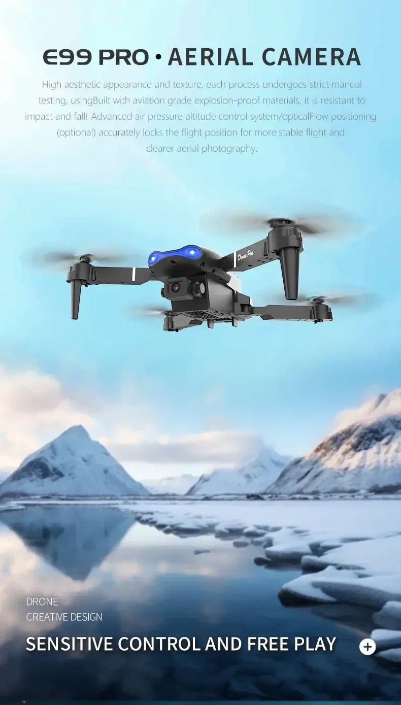 New E99Pro RC Drone 4K Professinal With 1080P Wide Angle HD Camera Sportsman Specialty Products