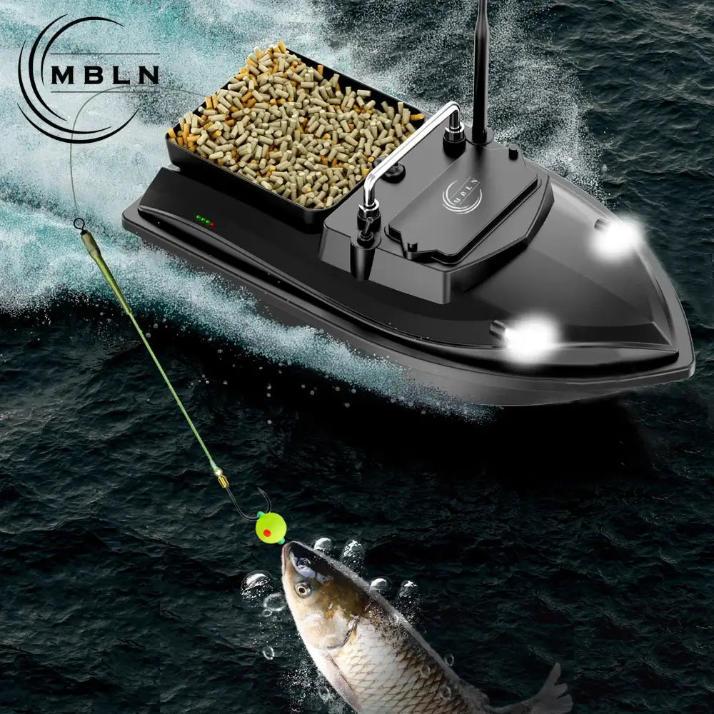 MBLN Bait Boat for Carp Fishing Dual Hoppers,2kg Load,300m Sportsman Specialty Products
