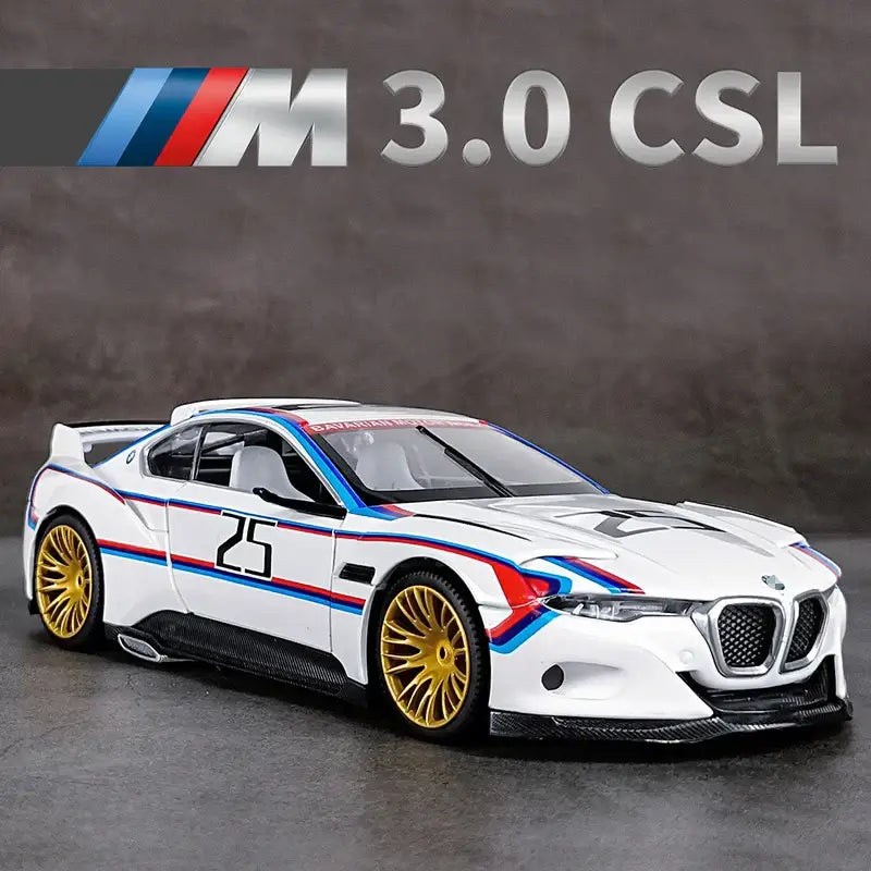 NEW 1:24 BMW M4 GT3 Red Bull M6 BMW CSL Alloy Car Sportsman Specialty Products