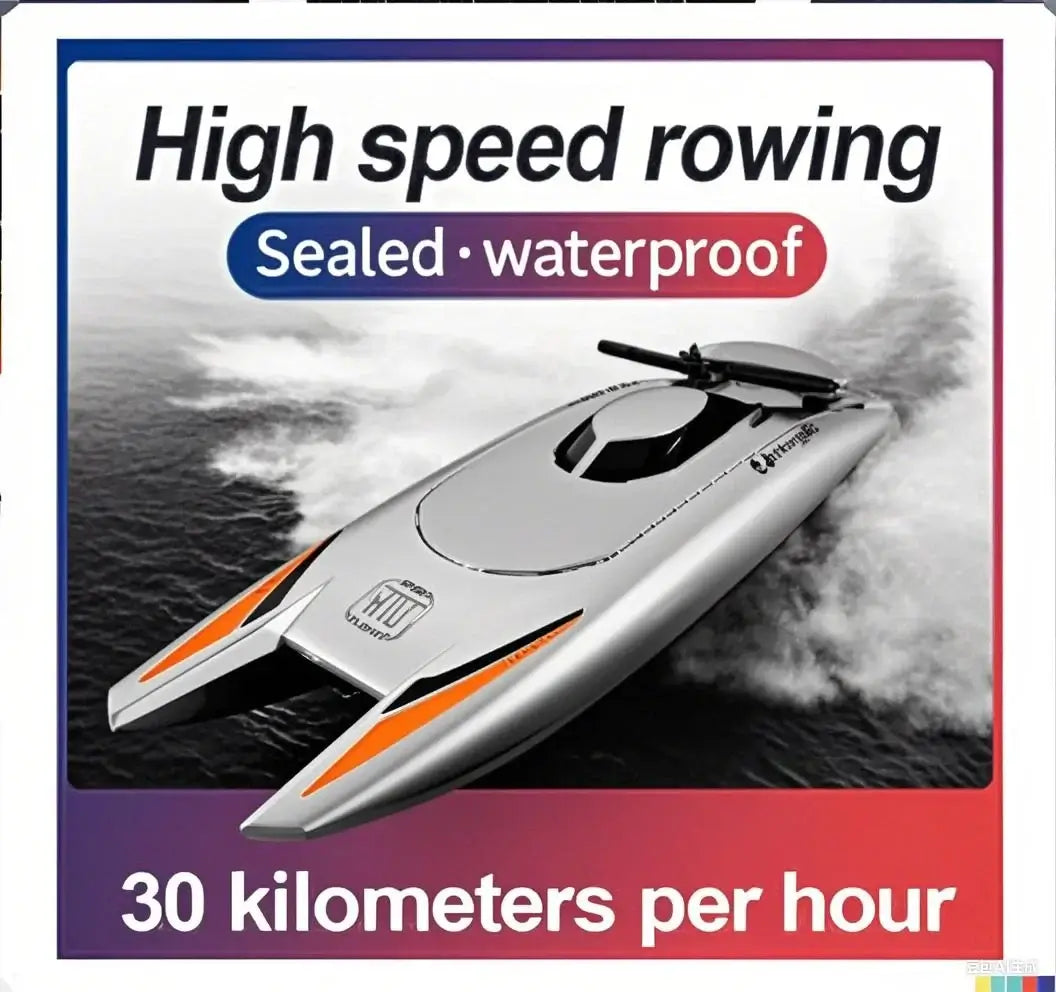 RC Boat, Dual Motors, 2-Channel, 30 KM/H High Speed Sportsman Specialty Products