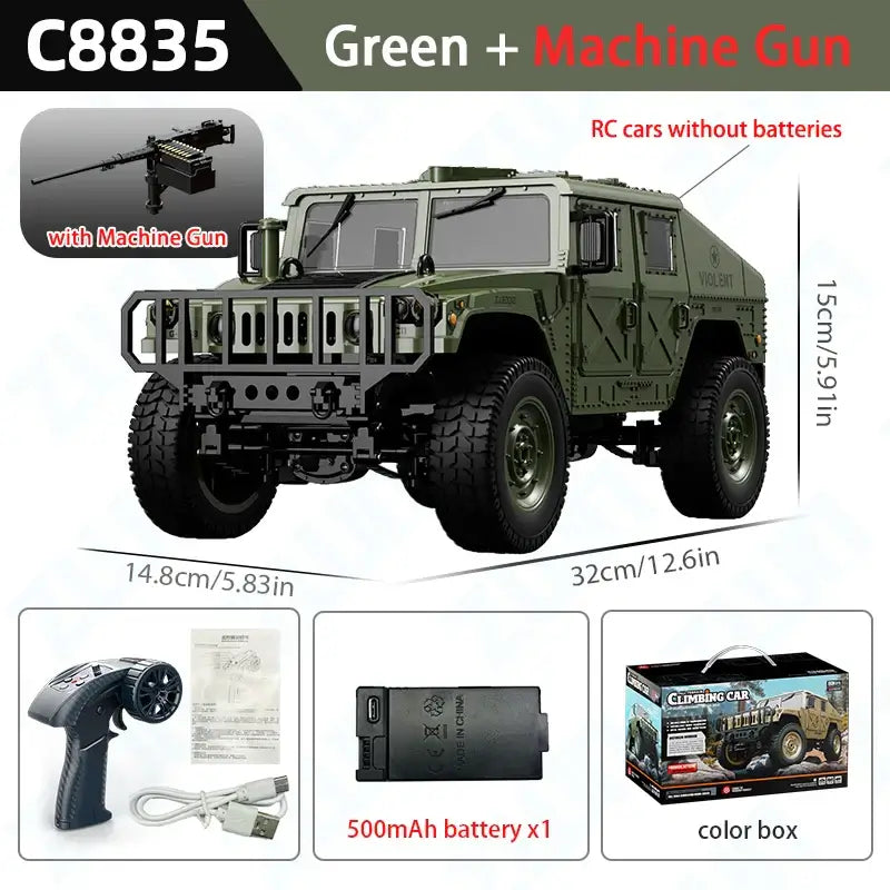 RC Car Simulation 4x4 All-terrain Off-road C8835 1:14 Sportsman Specialty Products