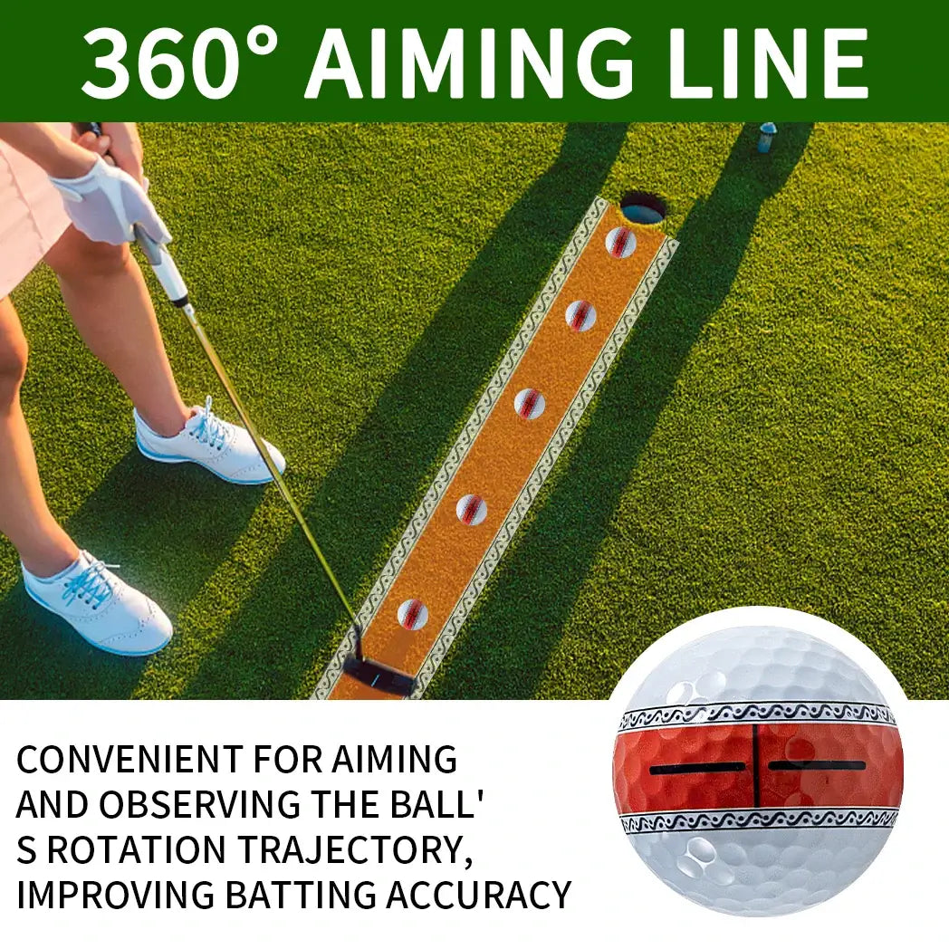 Caiton 12/3pcs 3-Layer PU Putter Golf Ball Sportsman Specialty Products