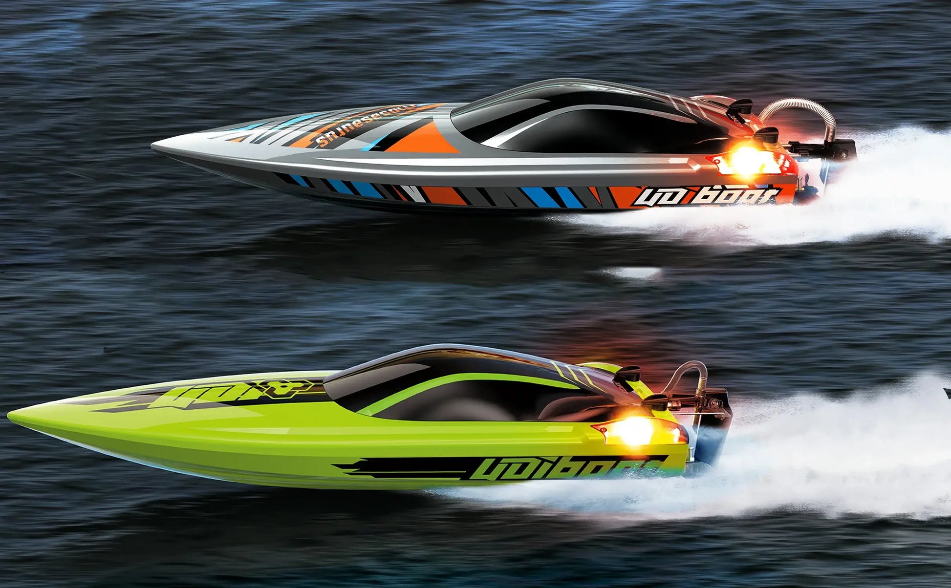 22.8 Inches UDI R/C UDI018 Large RC Speed Boat Sportsman Specialty Products
