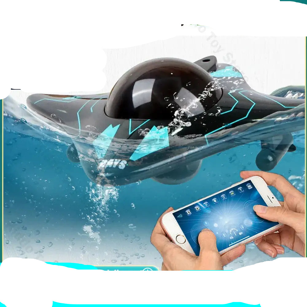 Mini WIFI RC Boat Six-way Submarine Diving Real-time Sportsman Specialty Products
