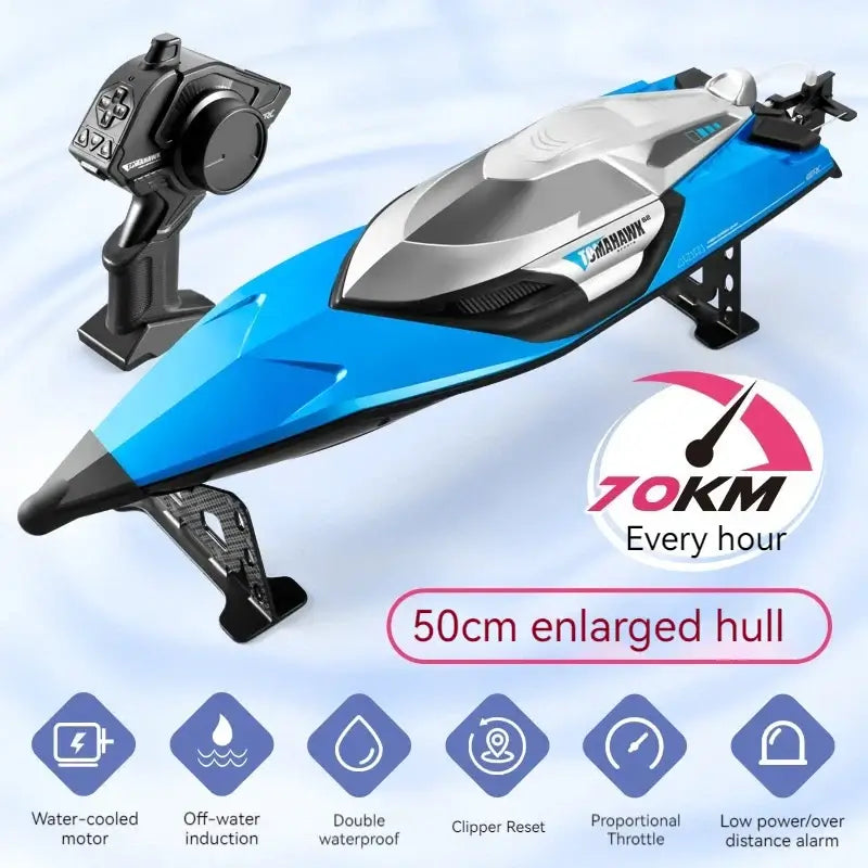 RC Speedboat S2 Super-Sized 50cm High-Speed Sportsman Specialty Products