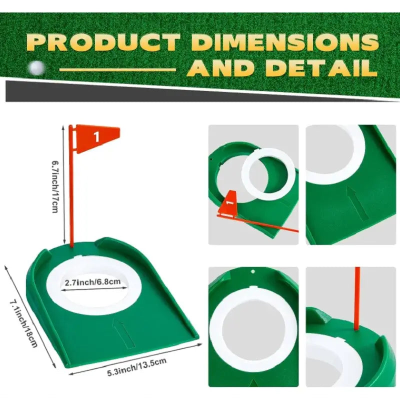 3 Pcs Golf Putting Cup Golf Hole Training Aids Golf Accessories Sportsman Specialty Products