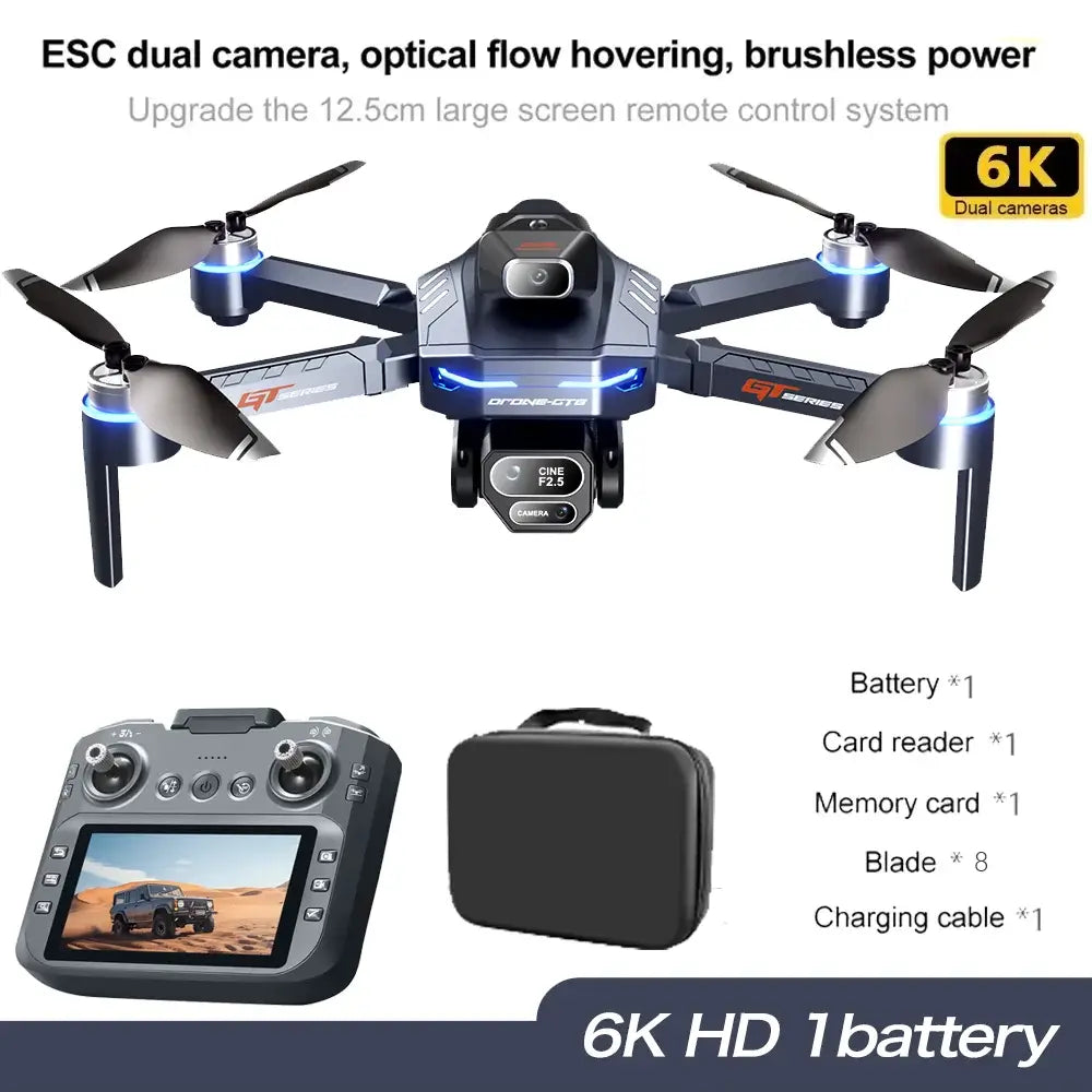 2025 NEW GT8 Rc Drone 8K Profesional HD Dual Camera Sportsman Specialty Products