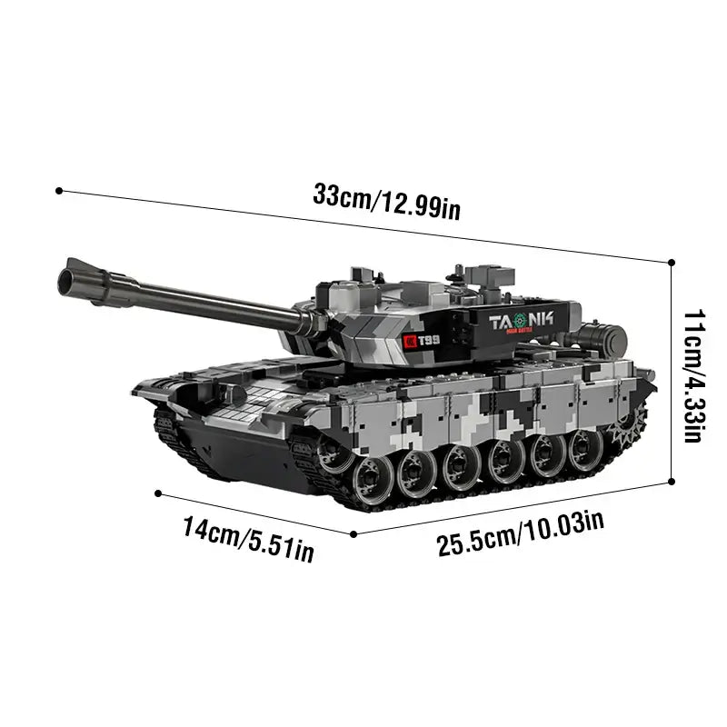 RC Tank 99 T90 Remote Control Tanks 13Ch Shooting Function Sportsman Specialty Products