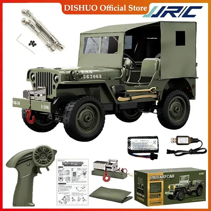 JJRC C8815 Rc Car 1941 JEEP WILLYS 2.4g 4wd RTR Crawler Sportsman Specialty Products