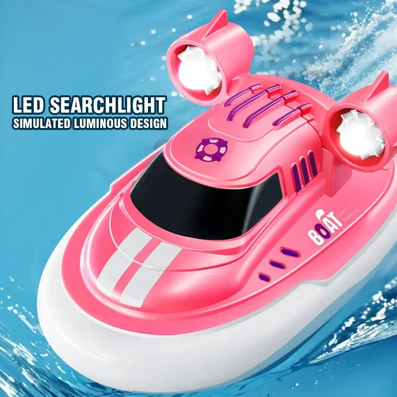 RC Boat Dual Motor Remote Control Speedboat Long Range Sportsman Specialty Products