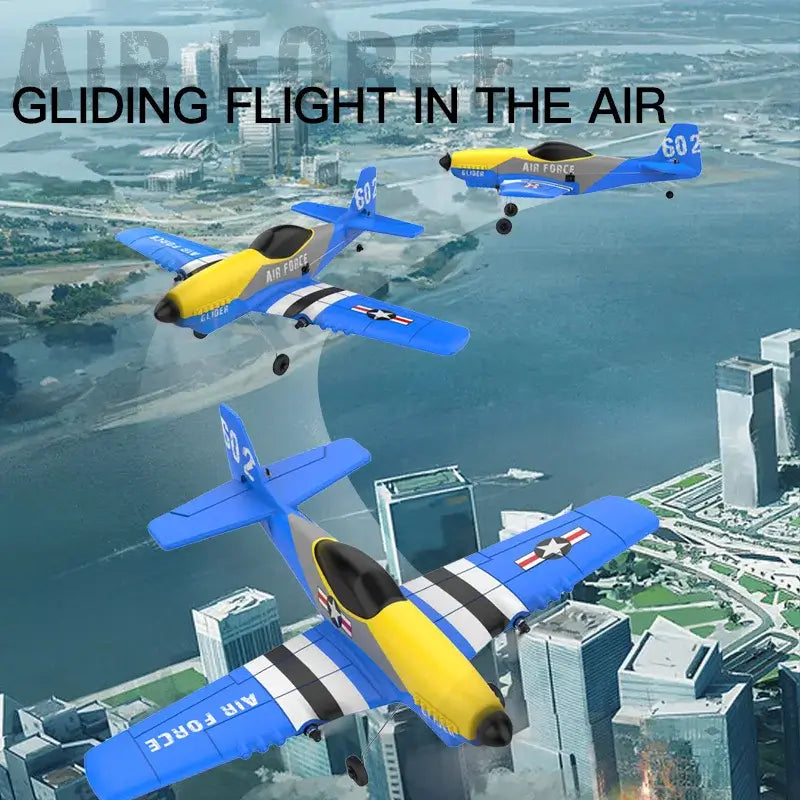 KF602 RC Plane 2.4GHz Radio Control Glider Foam Fighter Jet Sportsman Specialty Products
