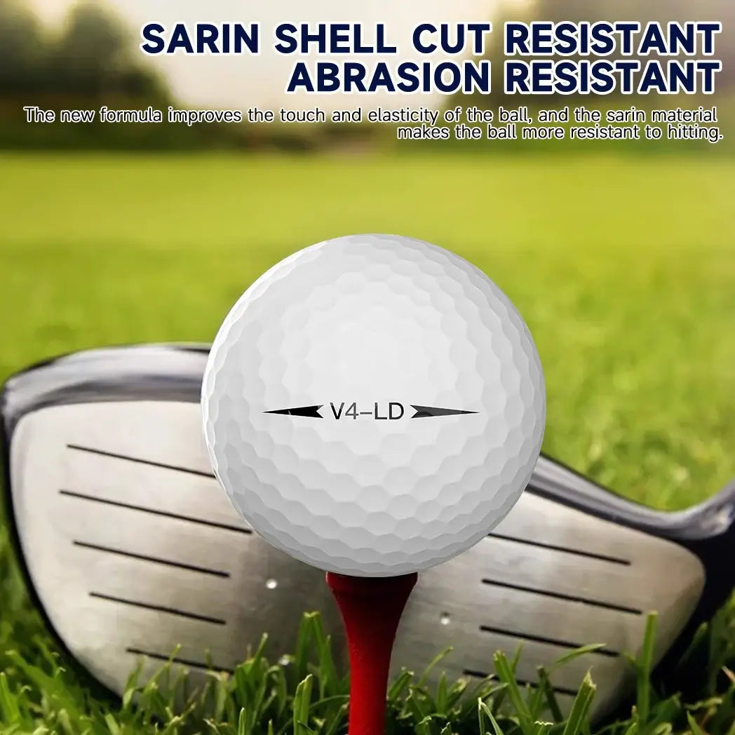 Caiton Pro Golf Balls - 4 Layers, DuPont Surlyn, Adds 30 Yards Sportsman Specialty Products