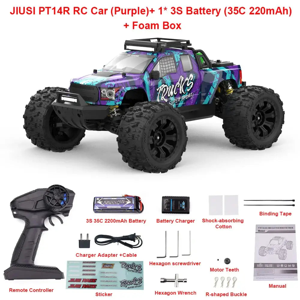 RC Car 4WD 80km/h Brushless 2.4G Remote Control Racing Car Sportsman Specialty Products
