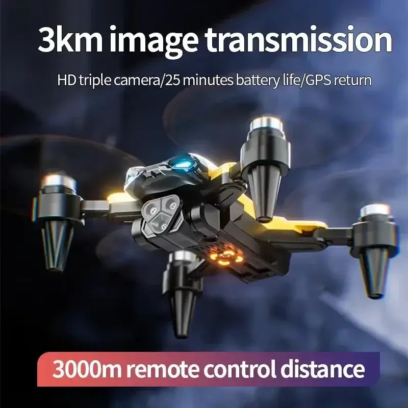 M5 Drone Professional 8K Wide-Angle HD Triple Camera WiFi FPV Sportsman Specialty Products