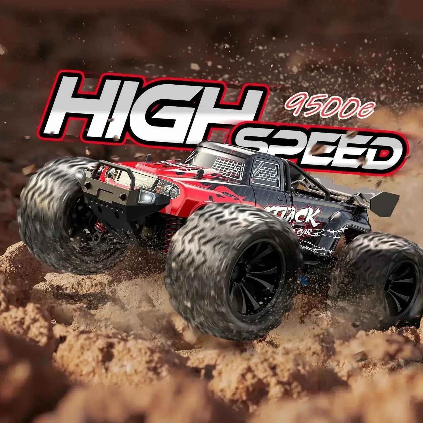 DEERC 9500E 1:16 RC Car - 4x4 Off-Road Monster TruckSportsman Specialty Products