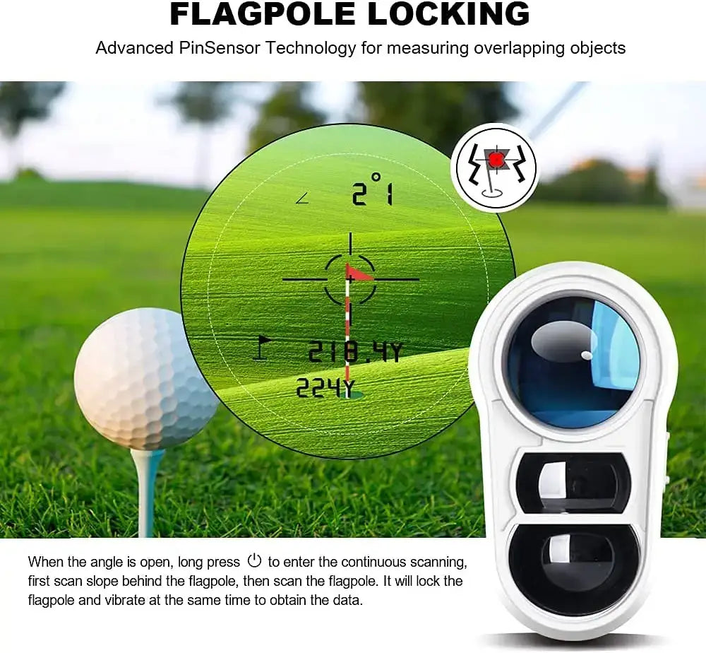 REVASRI Golf Laser Rangefinder 600Yards/1000Yards Slope and Flag Pin Sportsman Specialty Products
