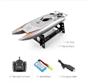 RC Boat, Dual Motors, 2-Channel, 30 KM/H High Speed Sportsman Specialty Products