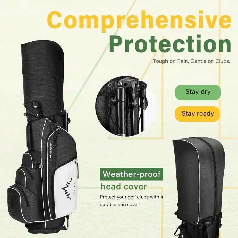 4-Way Golf Stand Bag with Full-Length Divider, Lightweight Waterproof Sportsman Specialty Products