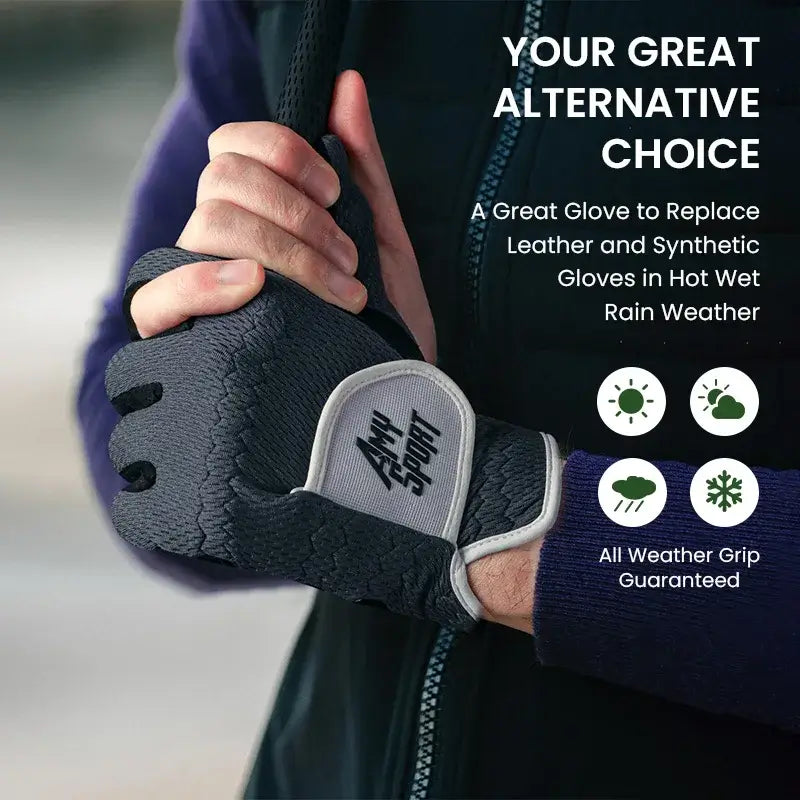 Golf Gloves Men Left Right Hand Rain Grip Hot Wet Weather Value 3/6 Pack Sportsman Specialty Products
