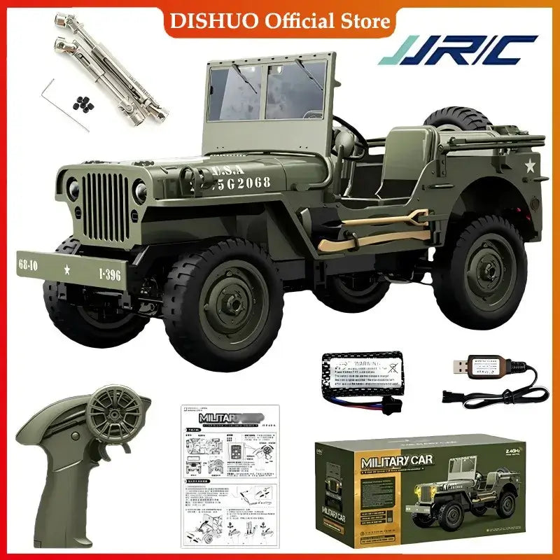 JJRC C8815 Rc Car 1941 JEEP WILLYS 2.4g 4wd RTR Crawler Sportsman Specialty Products