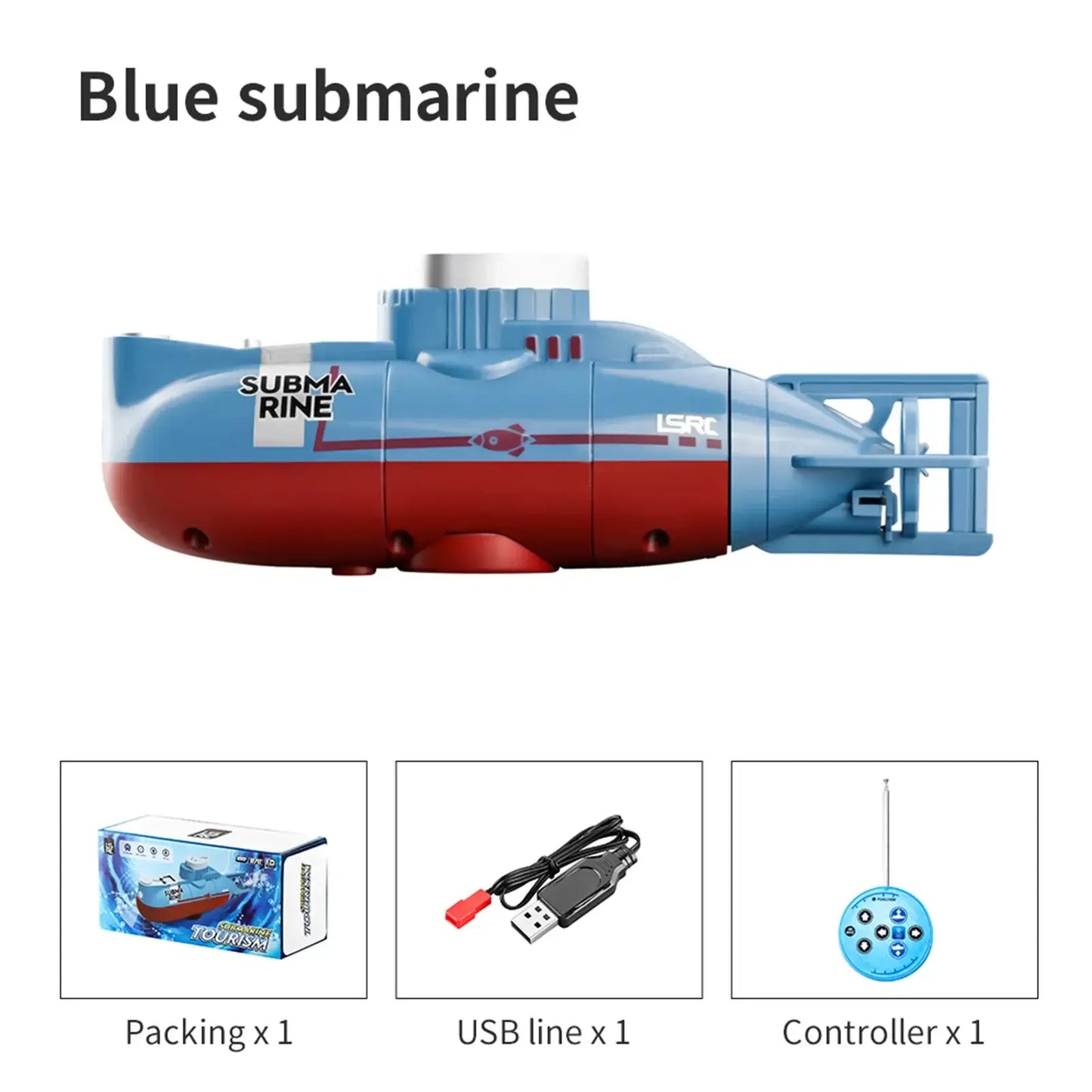 RC Boat Bmarine Toy Simulation Mini Ship Waterproof Rechargeable Model Sportsman Specialty Products