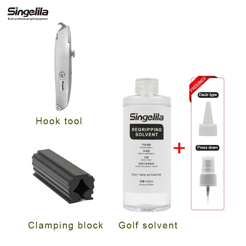 Golf Club Grip Kit Tape Strips Golf Grip Removal Tool Sportsman Specialty Products