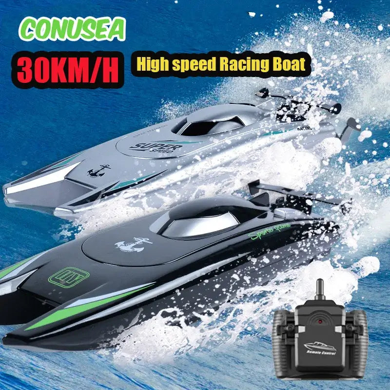 30Km/h Racing Boat 2.4G Radio controlled Rc Boat High Speed Speedboat Sportsman Specialty Products