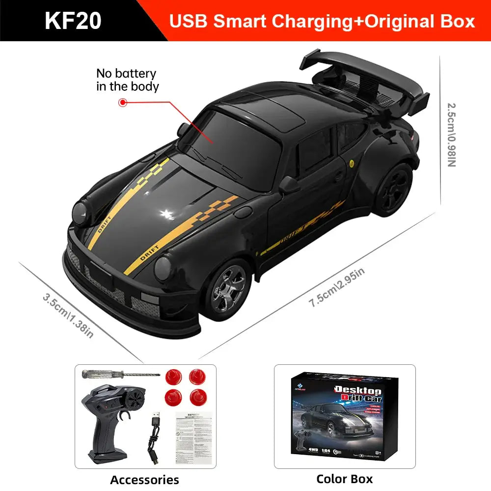 1/64 2.4G High speed Drift Rc Car 4WD Remote Control Sportsman Specialty Products