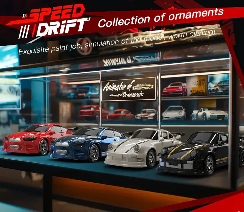 1/64 2.4G High speed Drift Rc Car 4WD Remote Control Sportsman Specialty Products