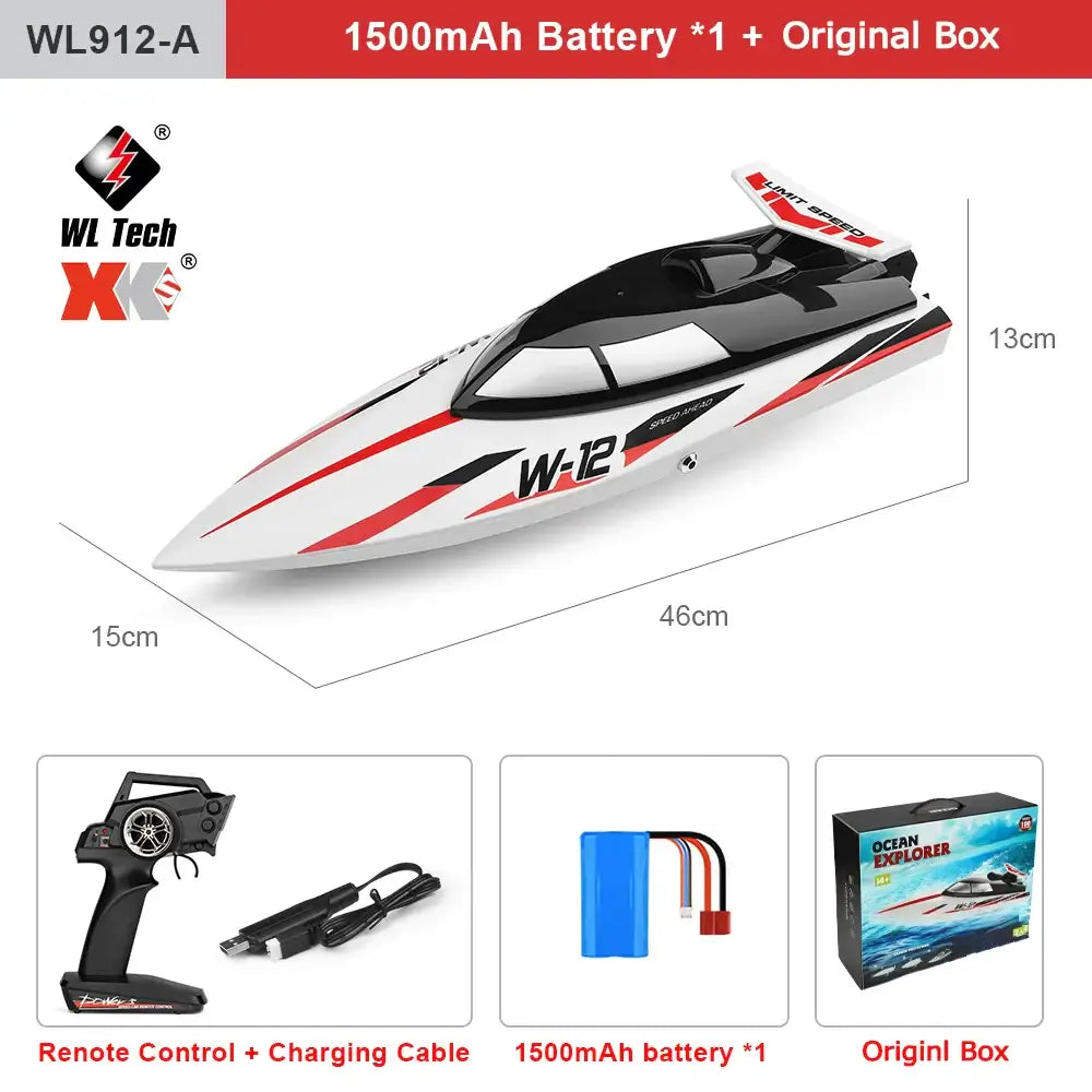 WLtoys WL916 WL912-A RC Boat 2.4Ghz 55KM/H 35KM/H High Speed Sportsman Specialty Products