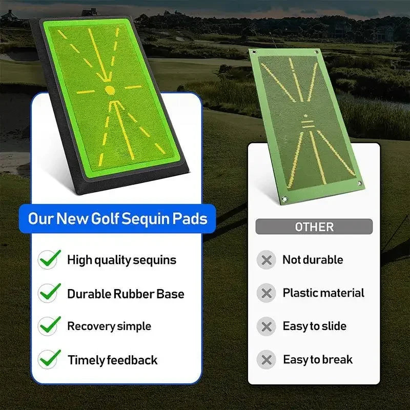 PGM Golf Strike Mat Bead Display Track Beginner Training Trace Detection Pad Sportsman Specialty Products