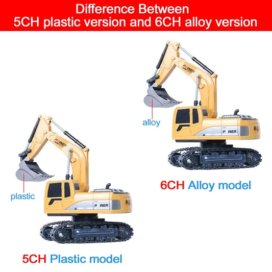 RC Excavator 2.4Ghz 6 Channel 1:24 RC Engineering