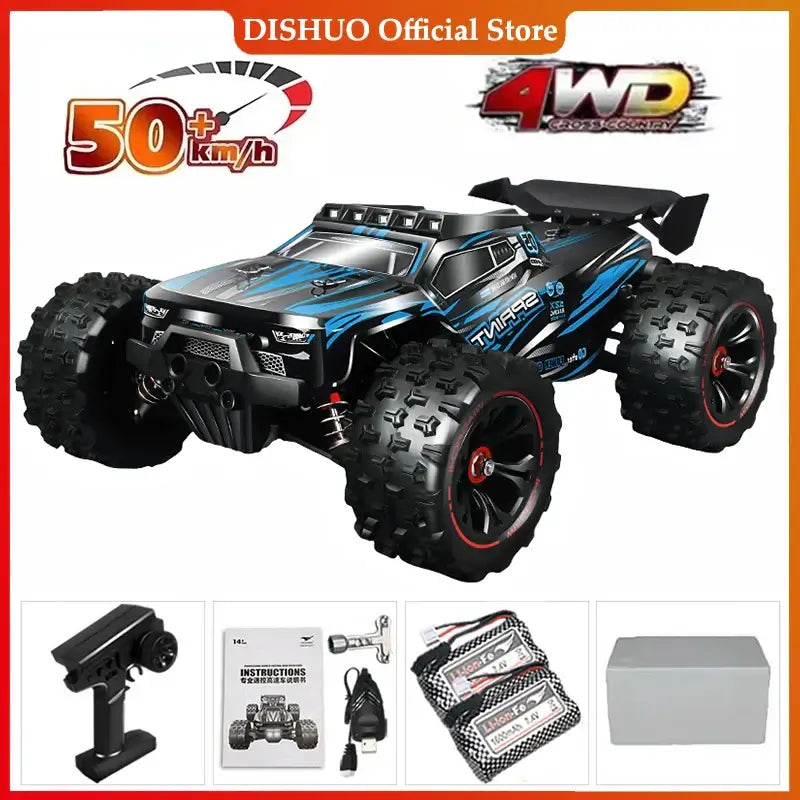 1:16 85KM/H Or 50KM/H 4WD RC Car With LED Remote Control Cars Sportsman Specialty Products