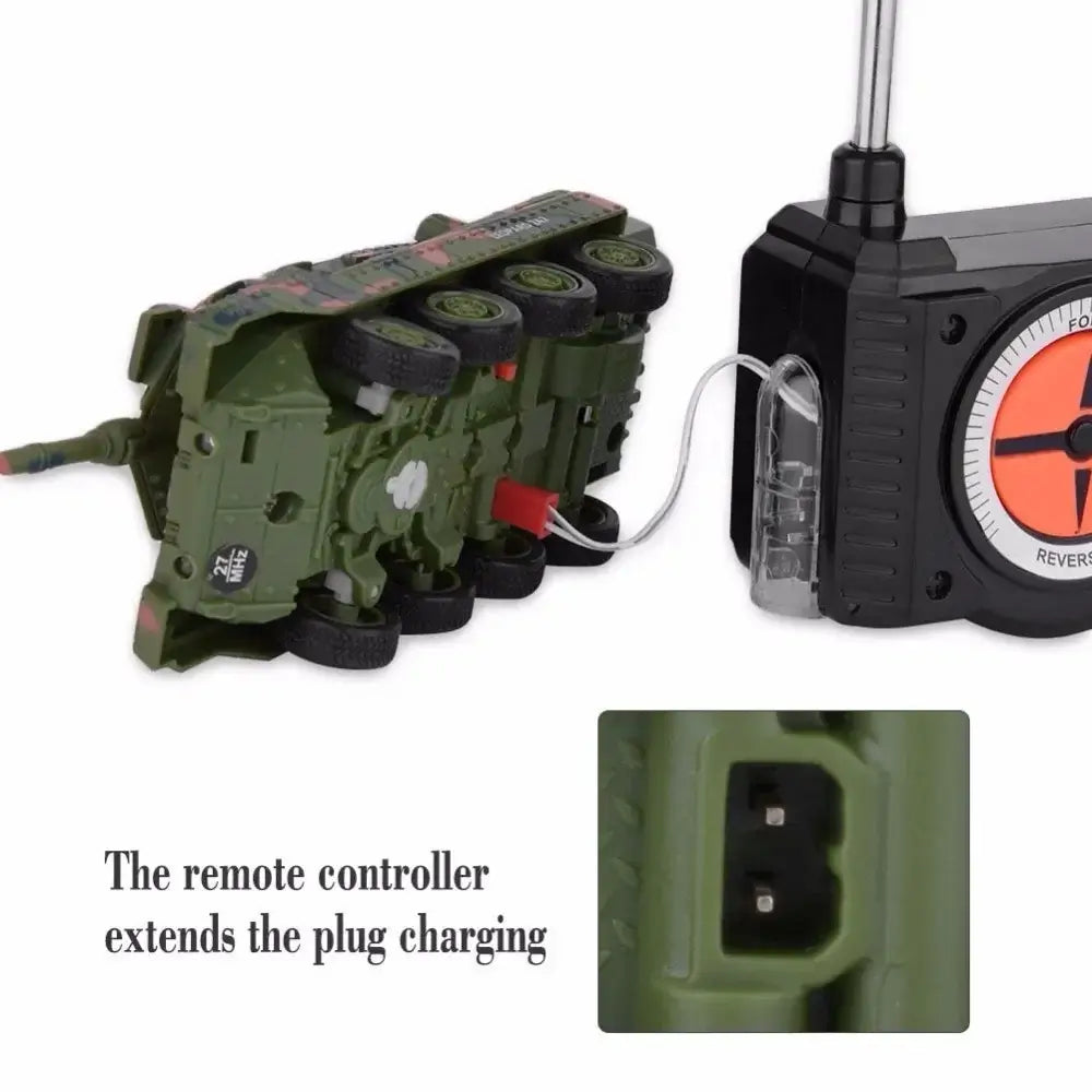 RC Tank 8012 Mini Model 40Mhz Military Toy Vehicle Sportsman Specialty Products