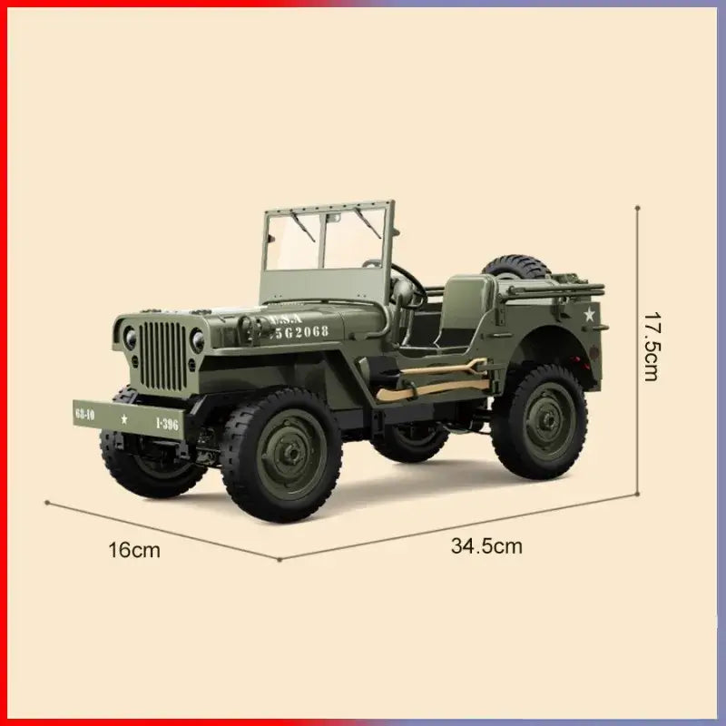 JJRC C8815 Rc Car 1941 JEEP WILLYS 2.4g 4wd RTR Crawler Sportsman Specialty Products