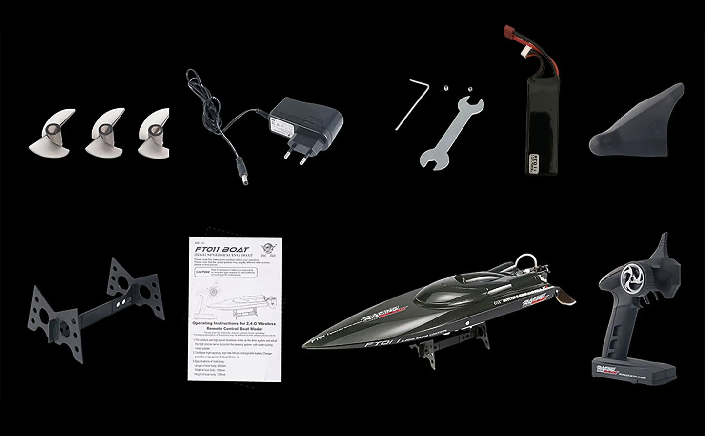 Feilun FT011 FT012 Large RC Speed Boat 2.4G 4WD 55KM/H Remote Control Sportsman Specialty Products