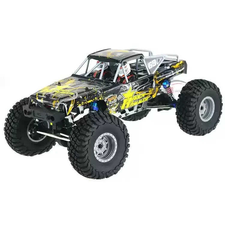 110 Scale Professional Simulation Rgt remote control truck showcasing a detailed design and rugged tires.