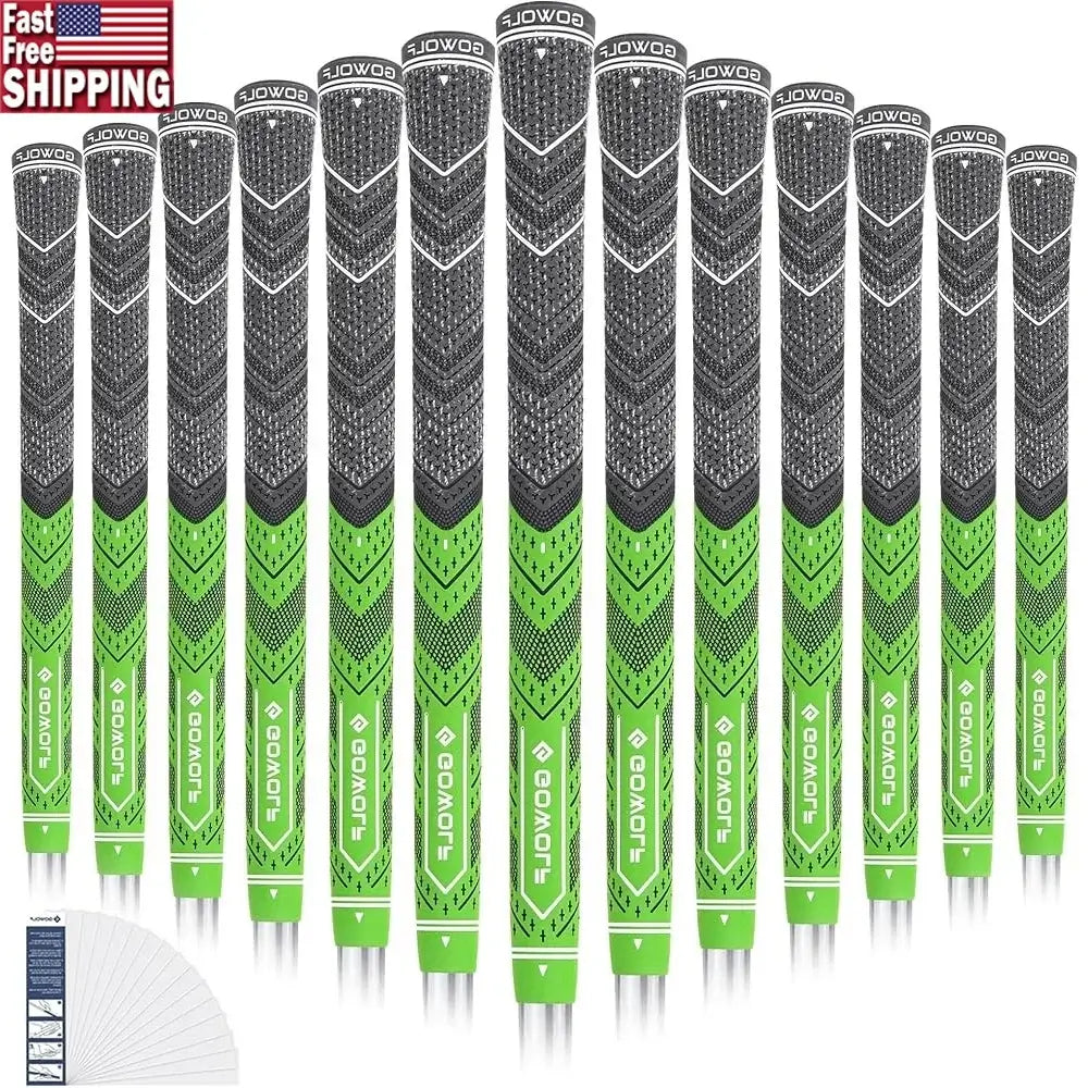 Premium Rubber Golf Grips Multi-Compound Cord Anti-Slip Soft Texture Sportsman Specialty Products