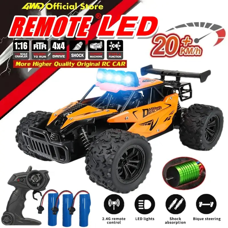 Remote Control Car RC Drift Racing 1:16 Vehicle Off Road Sportsman Specialty Products