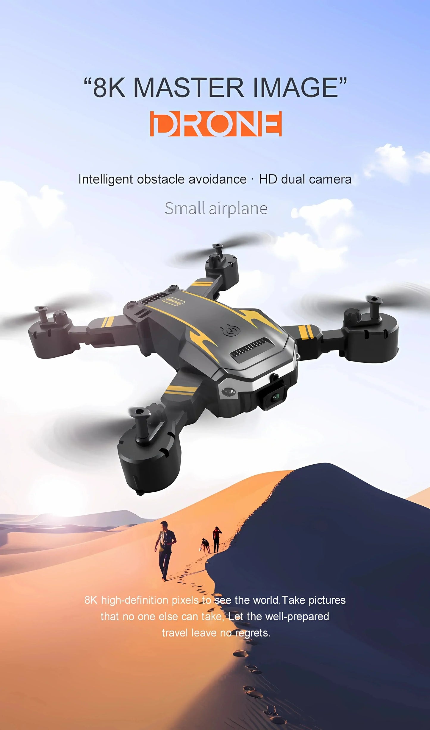 QJ S6/G6 GPS Drone 4K Professional HD Camera Foldable Quadcopter