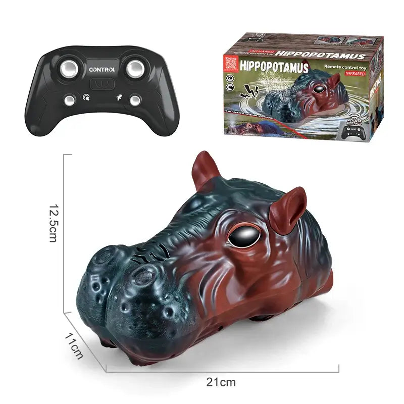 2.4GHz Rc Hippo Spray water Toys Remote Control Boat Sportsman Specialty Products