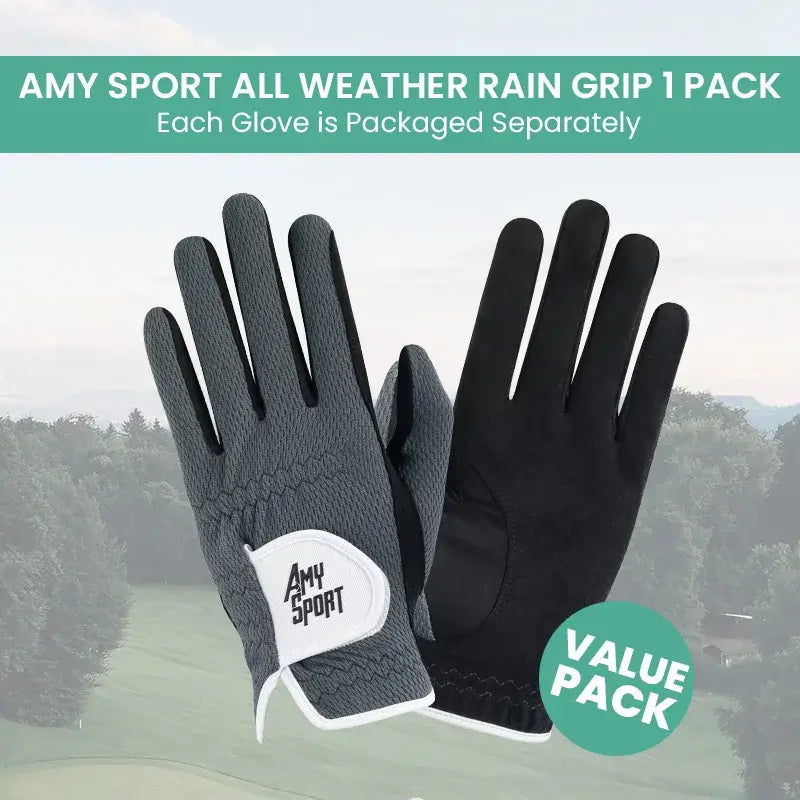 Golf Gloves Men Left Right Hand Rain Grip Hot Wet Weather Value 3/6 Pack Sportsman Specialty Products